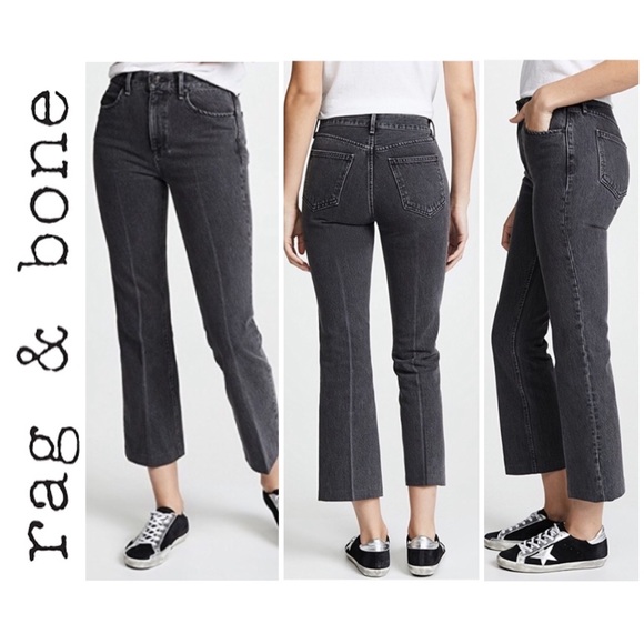 Rag Bone Dylan High Waist Grey Kuro 